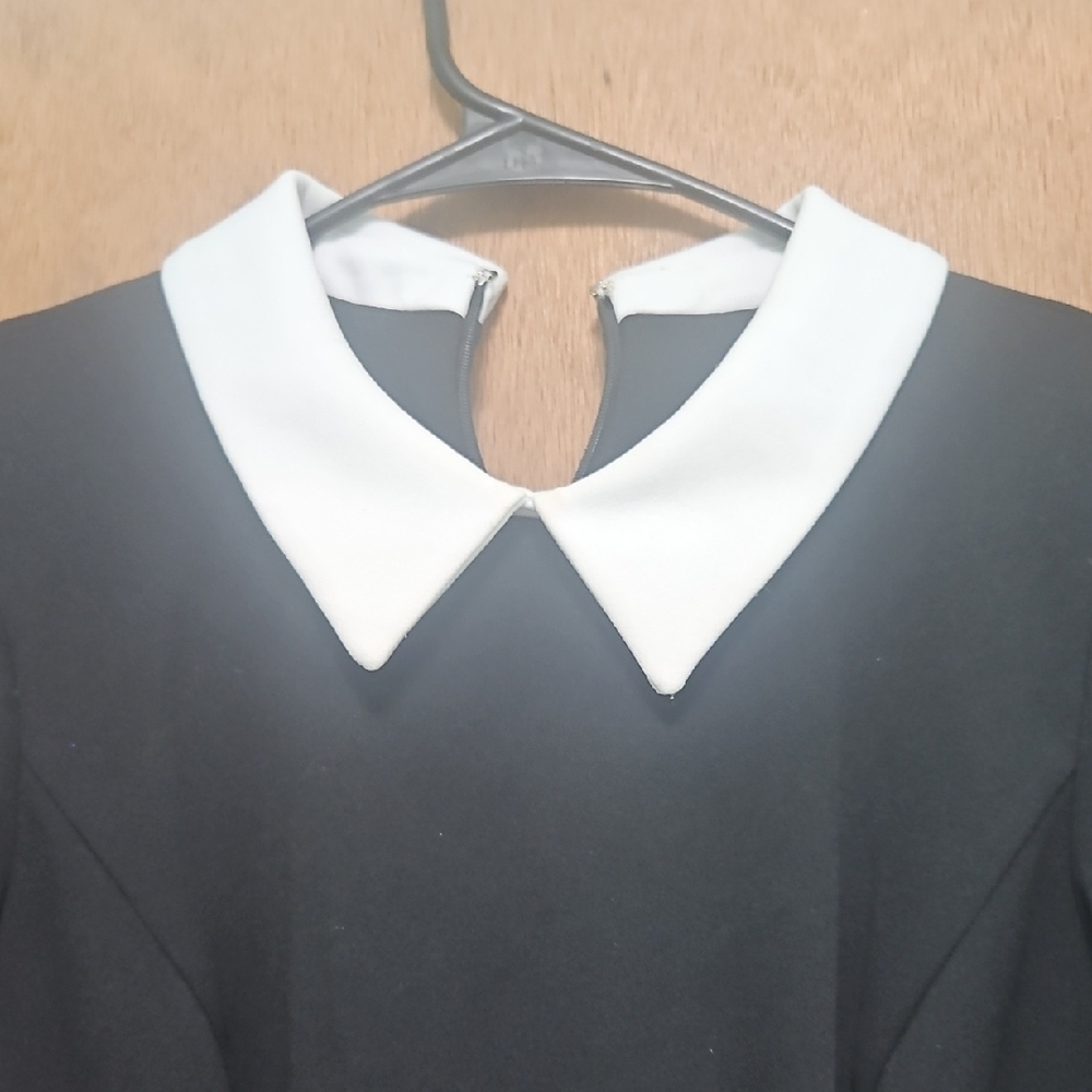 Tommy Hilfiger Black Jumpsuit with White Collar - Picture 5 of 6